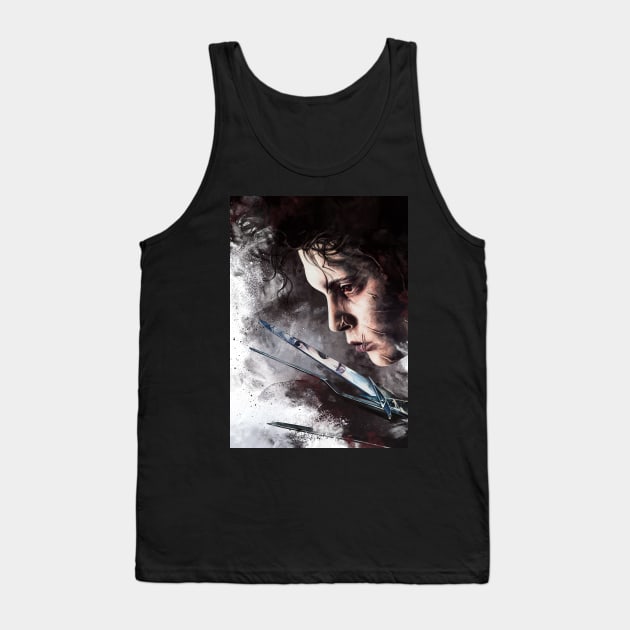 Edward Scissorhands Tank Top by dmitryb1